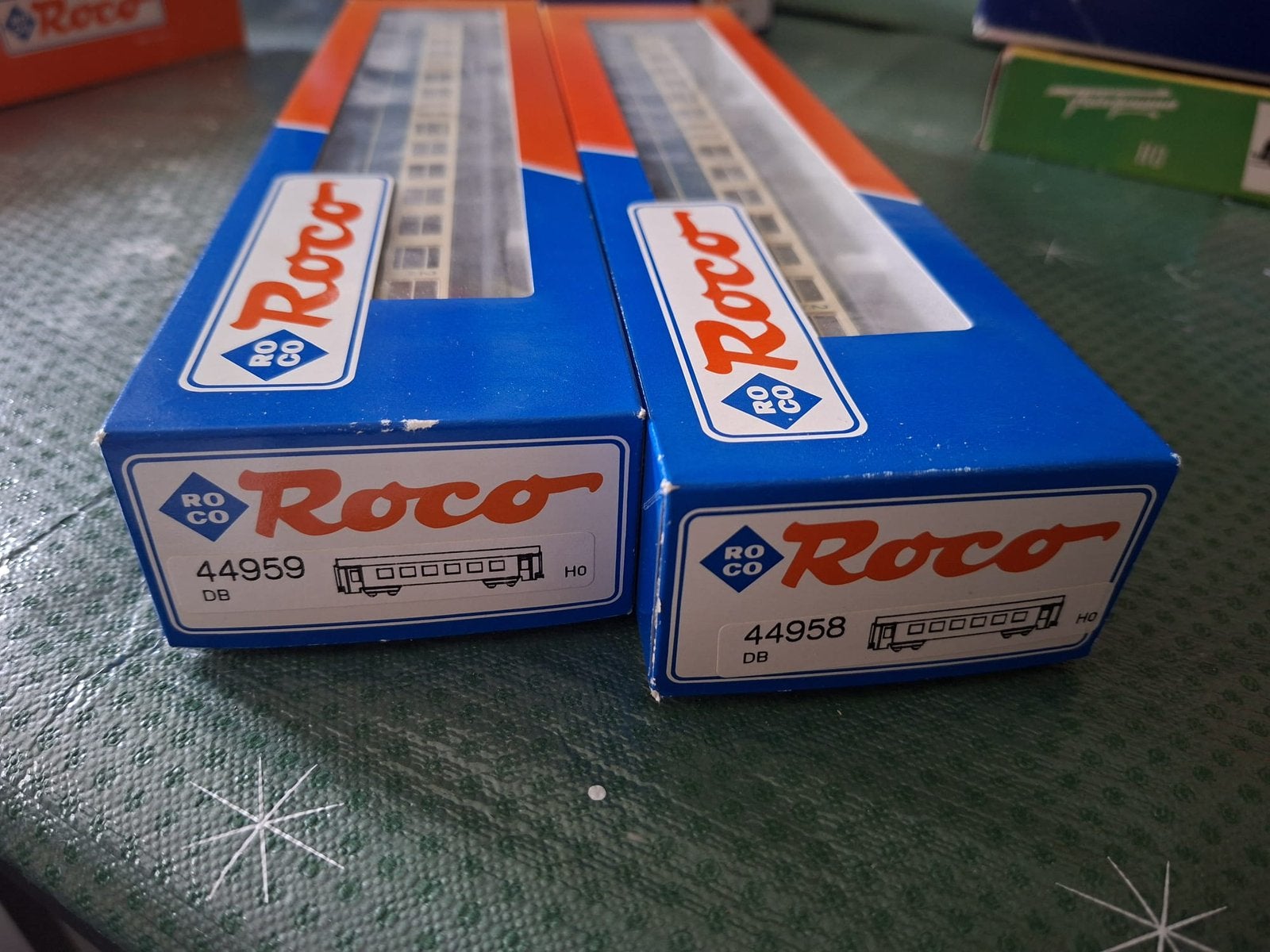 Roco 2e Klasse DB blauw/wit, Ophalen, Gelijkstroom, Wagon, Zo goed als nieuw