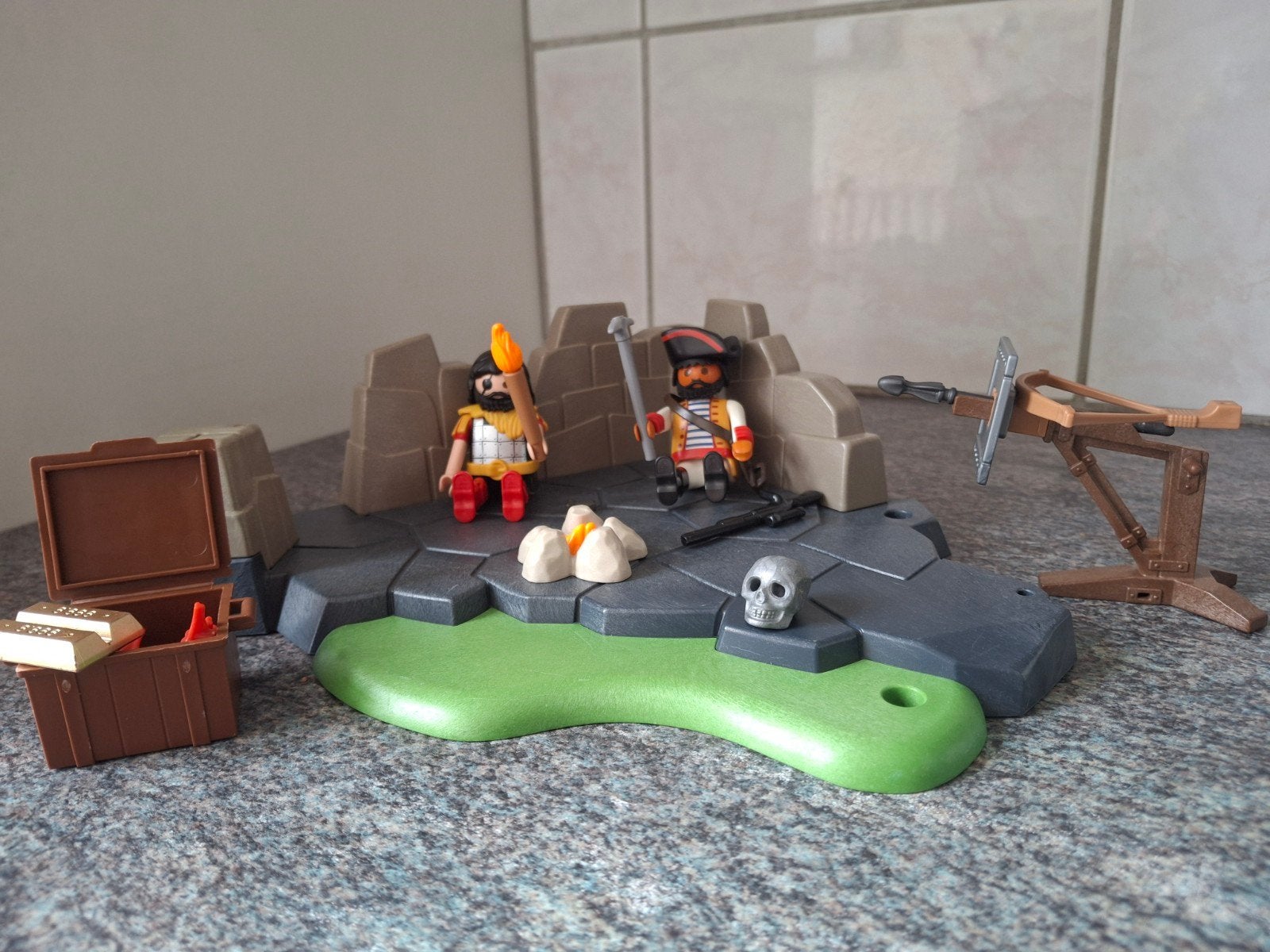 Playmobil Piraten Eiland met Figuren en Accessoires, Ophalen of Verzenden, Zo goed als nieuw