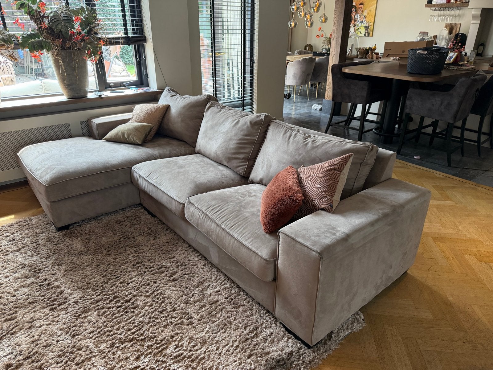 UrbanSofa bank, 250 tot 300 cm, Gebruikt, 100 tot 125 cm, Hoekbank