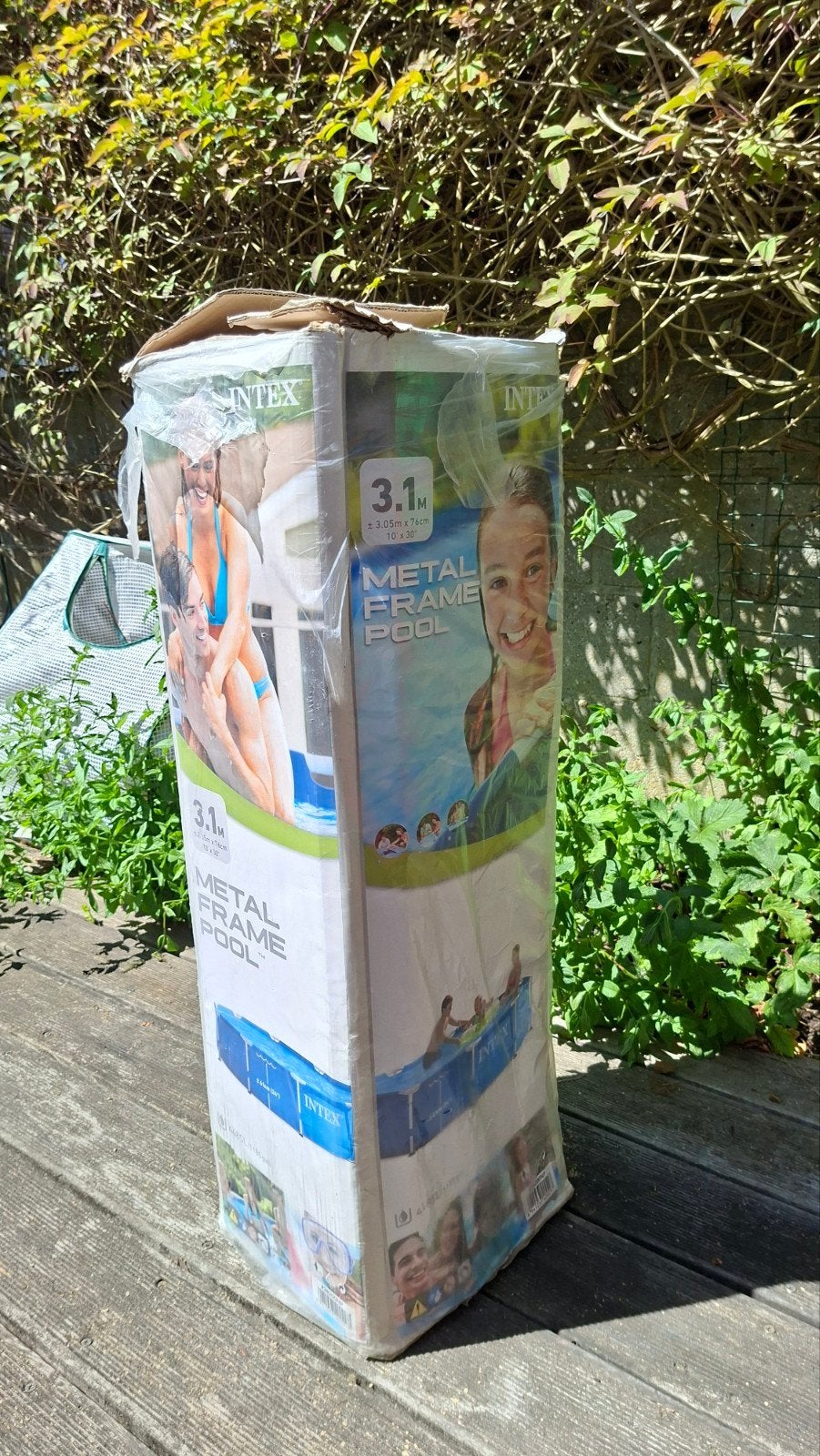 Compleet zwembad 3m met tent pomp glasfilte zonnecollector, Ophalen, Gebruikt, Minder dan 80 cm, Rond