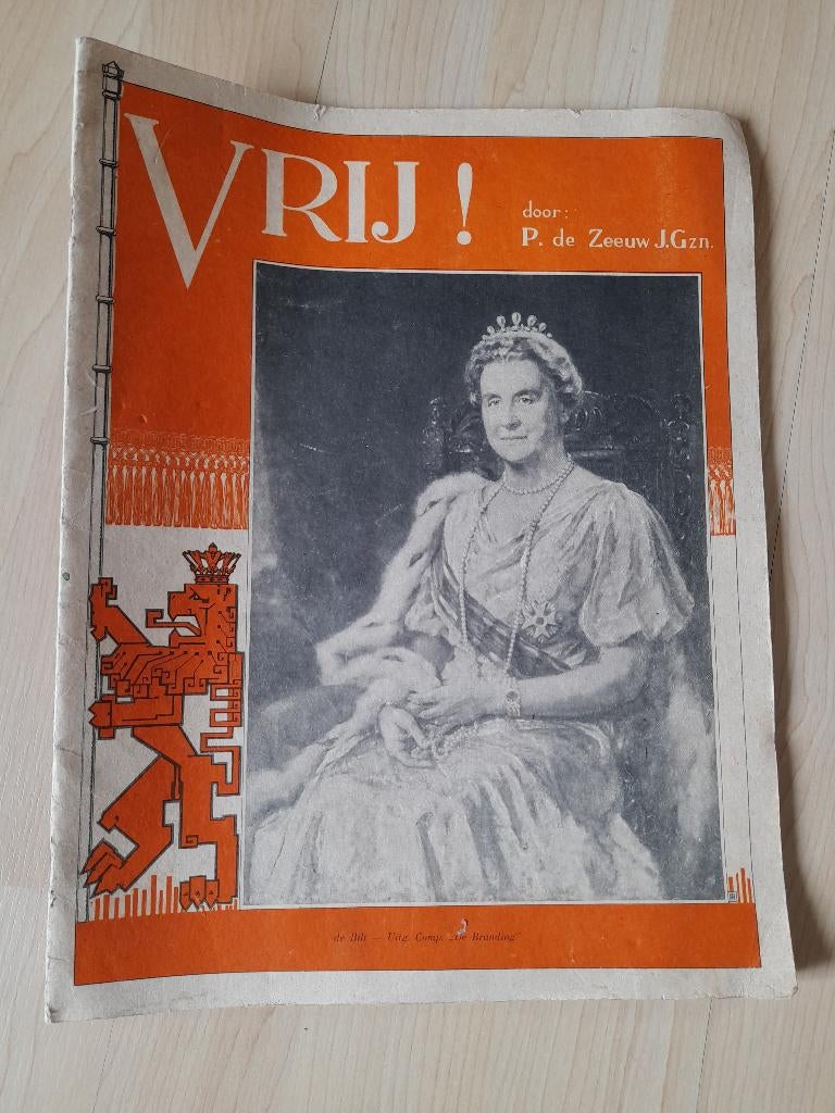 VRIJ ! door P de Zeeuw JGzn, Ophalen of Verzenden, Gelezen