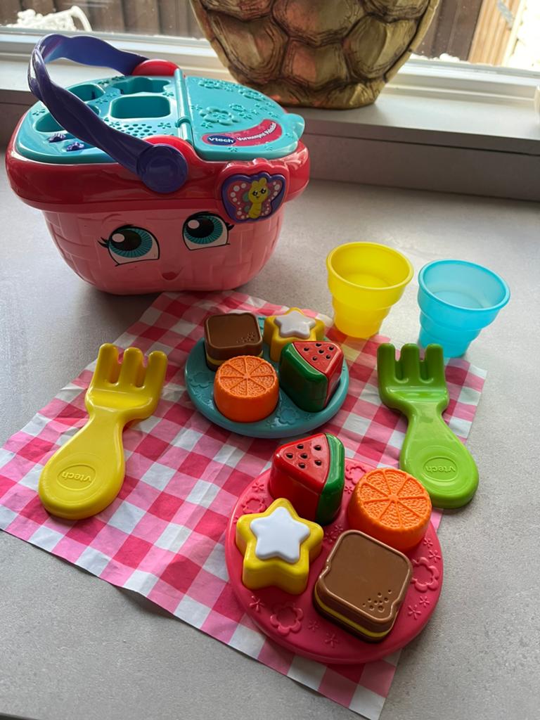 Vtech vormenpret picknickset, Kinderen en Baby's, Speelgoed | Vtech, Ophalen, Gebruikt, 6 maanden tot 2 jaar