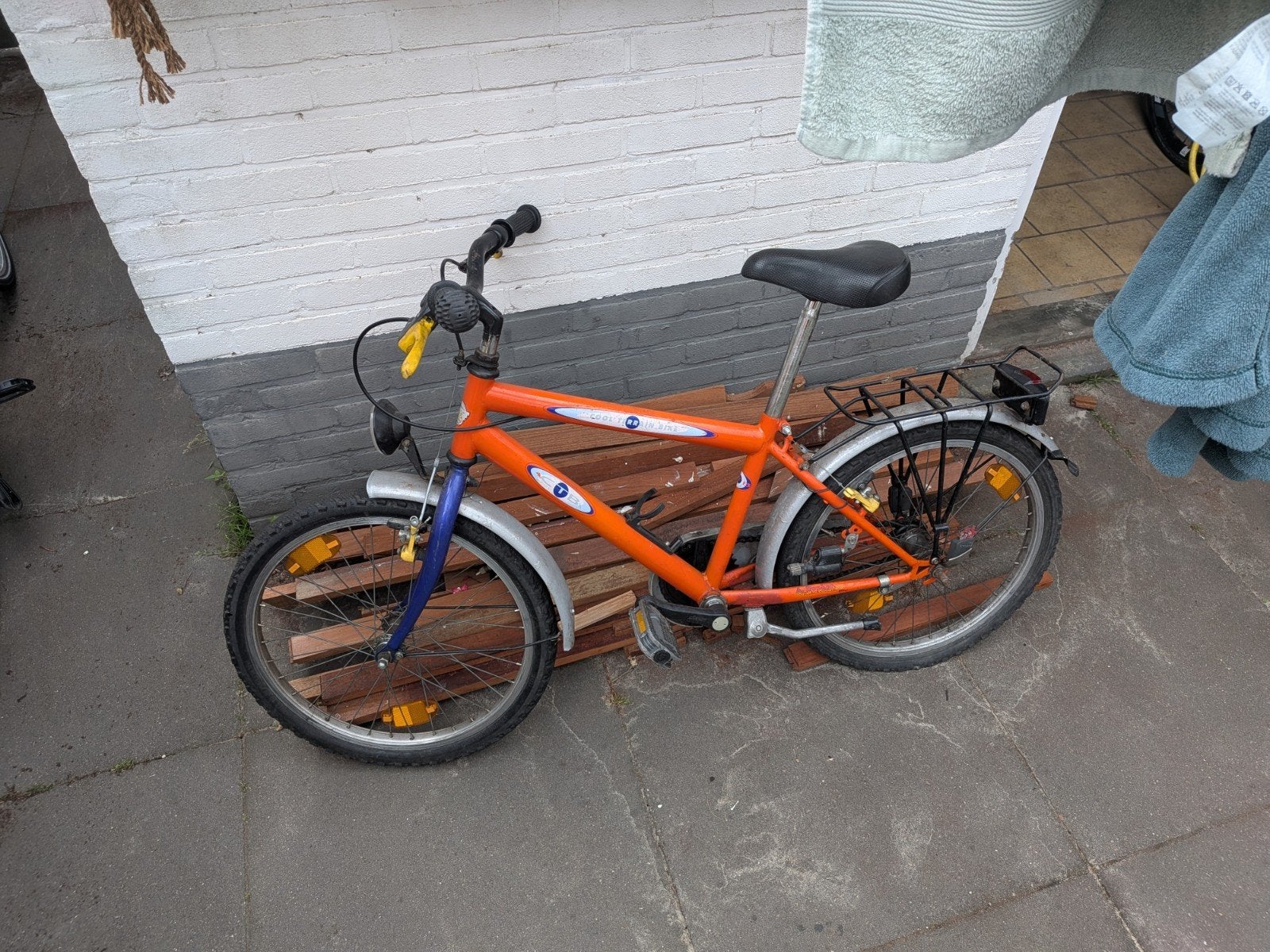 Gratis ophalen kinder fiets lekke achterband, Ophalen of Verzenden, Gebruikt, Staal