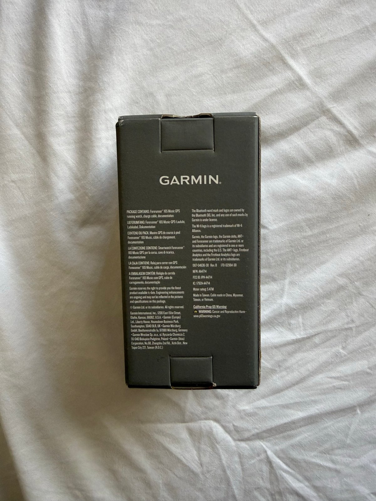 Garmin Forerunner 165 Music GPS Running Smartwatch, Sieraden, Tassen en Uiterlijk, Ophalen of Verzenden, GPS, Nieuw, Zwart