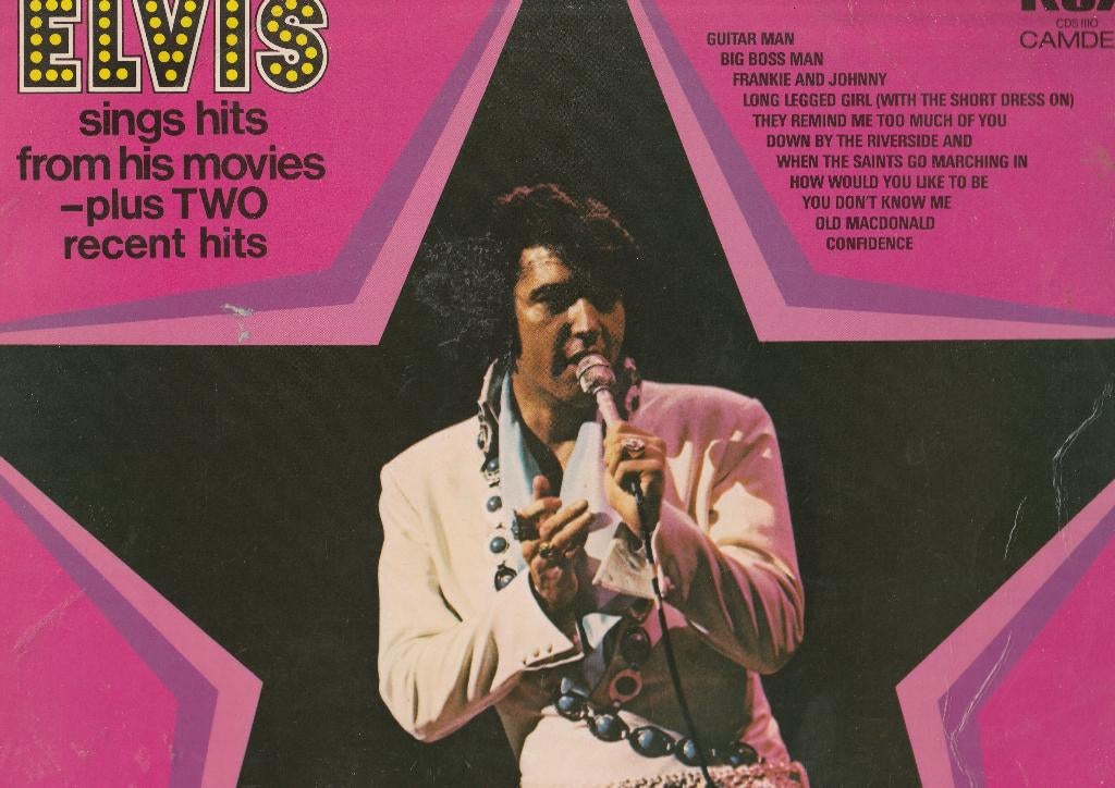 Elvis sings hites from his movies plus two recent hits 11 lp, Cd's en Dvd's, Vinyl | Rock, Ophalen of Verzenden, Zo goed als nieuw