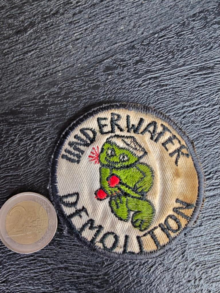 Vietnam War UDT SEAL Team Underwater Demolition US Navy Seal, Ophalen of Verzenden, Marine, Amerika, Embleem of Badge