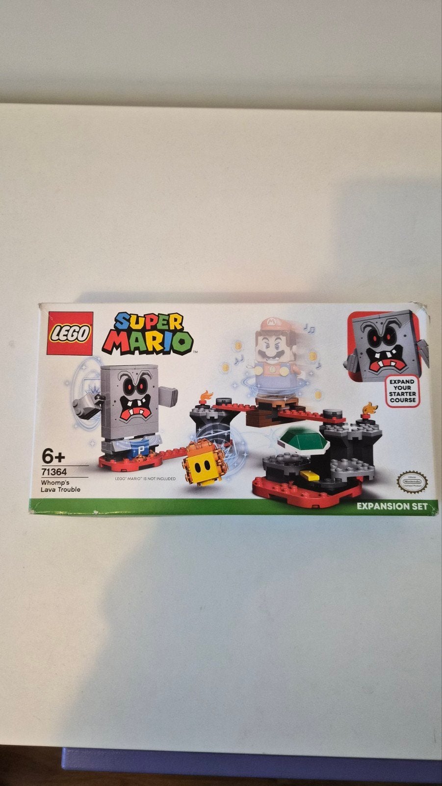 Lego Super Mario 71364 Whomp's Lava Trouble - Gebruikt, Gebruikt, Overige thema's, Lego, Ophalen of Verzenden