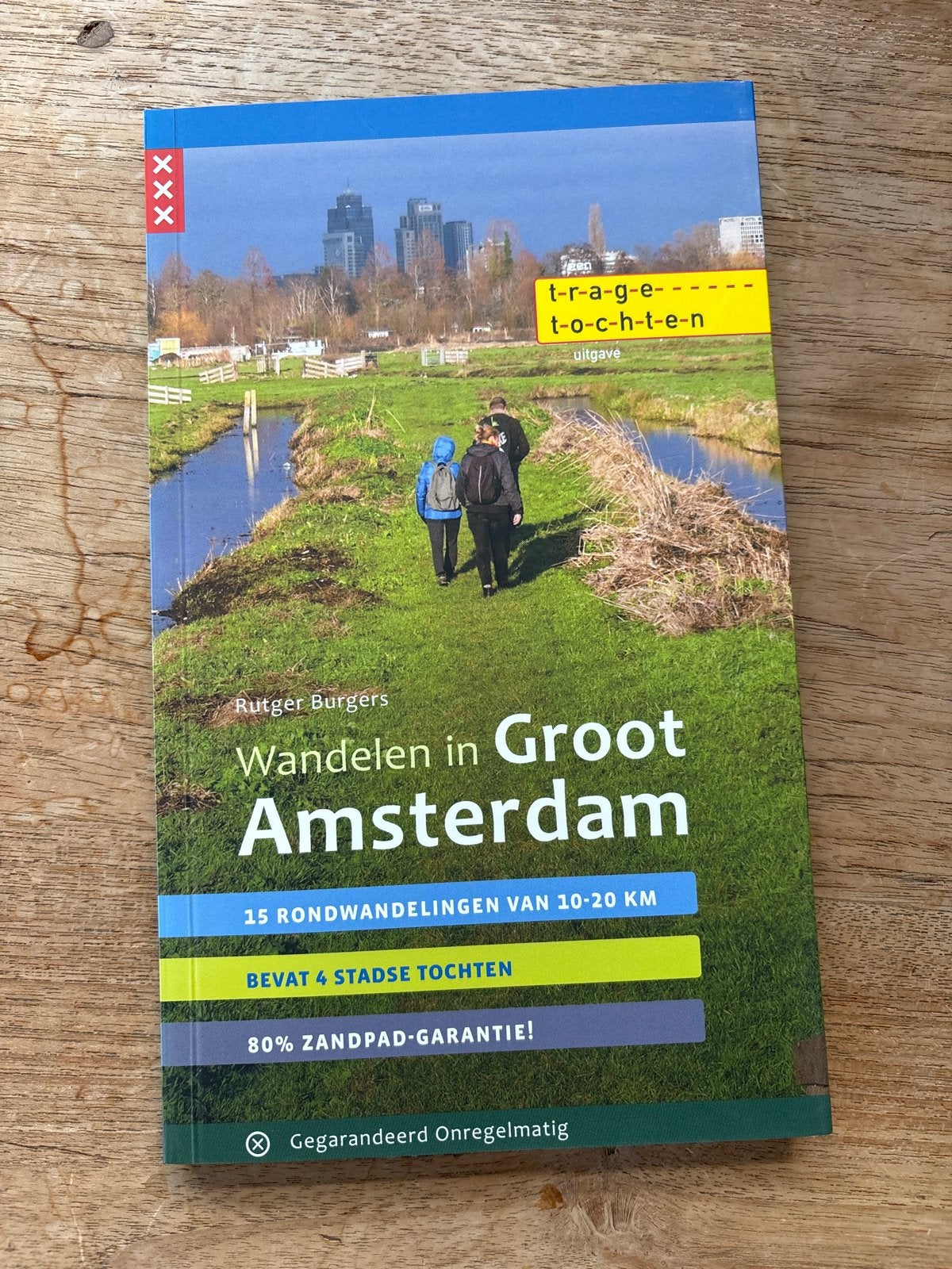 Wandelen in Groot Amsterdam: 15 Rondwandelingen, Boeken, Overige merken, Fiets- of Wandelgids, Ophalen of Verzenden, Zo goed als nieuw