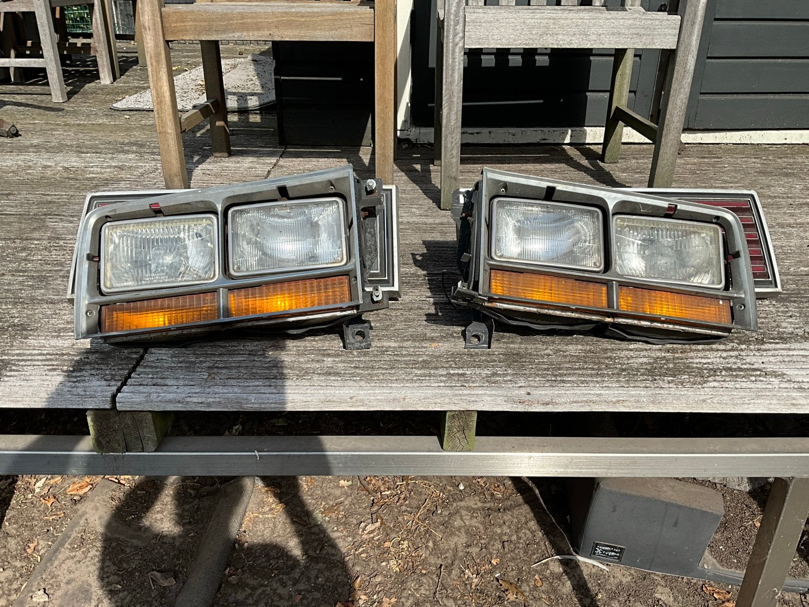 Ford mercury koplampen en achterlichten in zeer goede staat, Ophalen, Gebruikt, Amerikaanse onderdelen