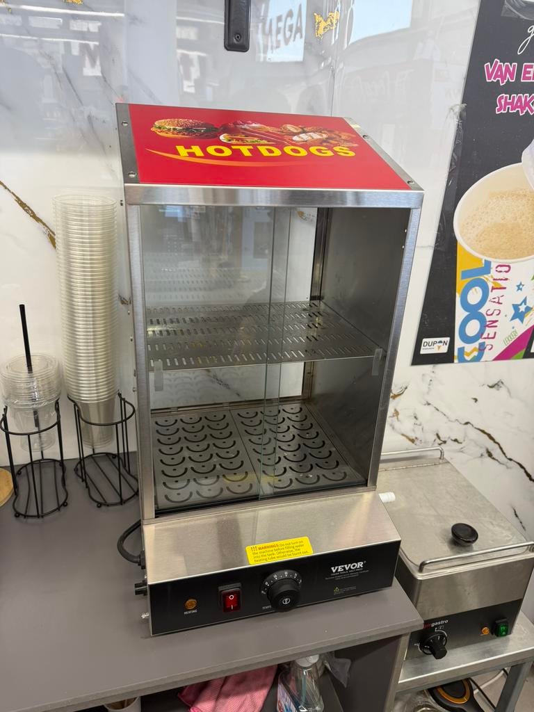 Professionele hotdog warmhoudkast (VEVOR), Zakelijke goederen, Horeca | Keukenapparatuur, Ophalen