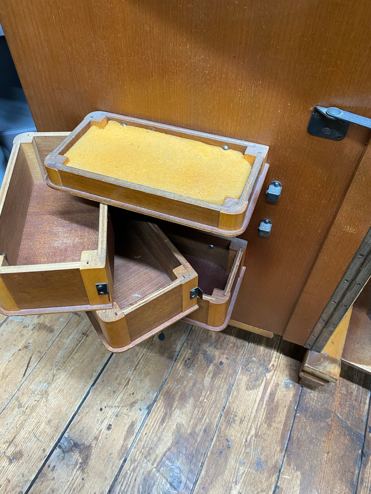 Vintage Naaimachine Kastje met Lades, Ophalen of Verzenden