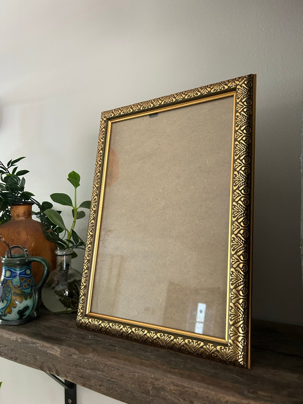 Grote Gouden Lijst - Klassiek Design, Ophalen of Verzenden, Gebruikt, Overige materialen, 50 tot 75 cm