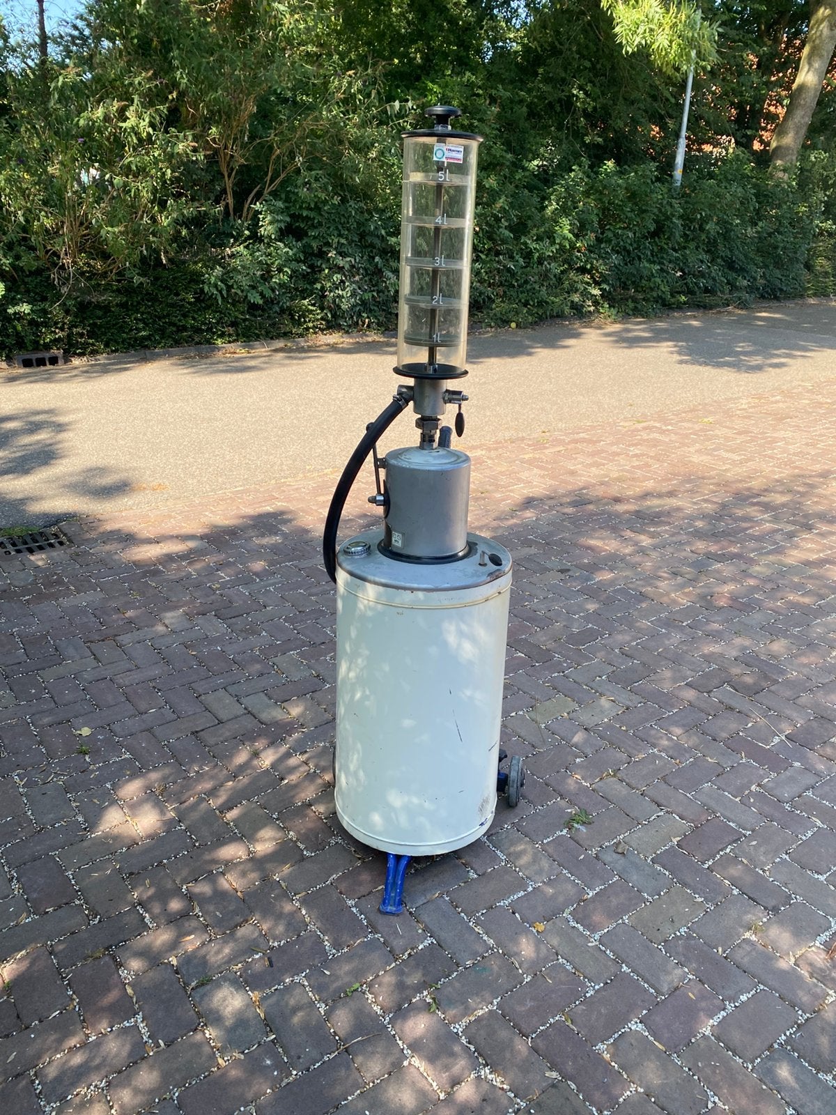 2takt benzinepomp Bereila, Verzamelen, Ophalen, Gebruikt