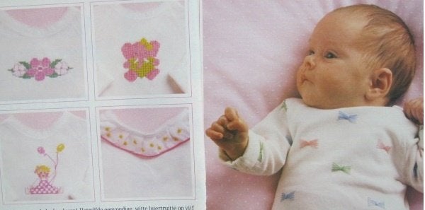 Borduurpatroon  Baby Motiefjes  nr 354, Verzenden, Nieuw, Handborduren, Patroon