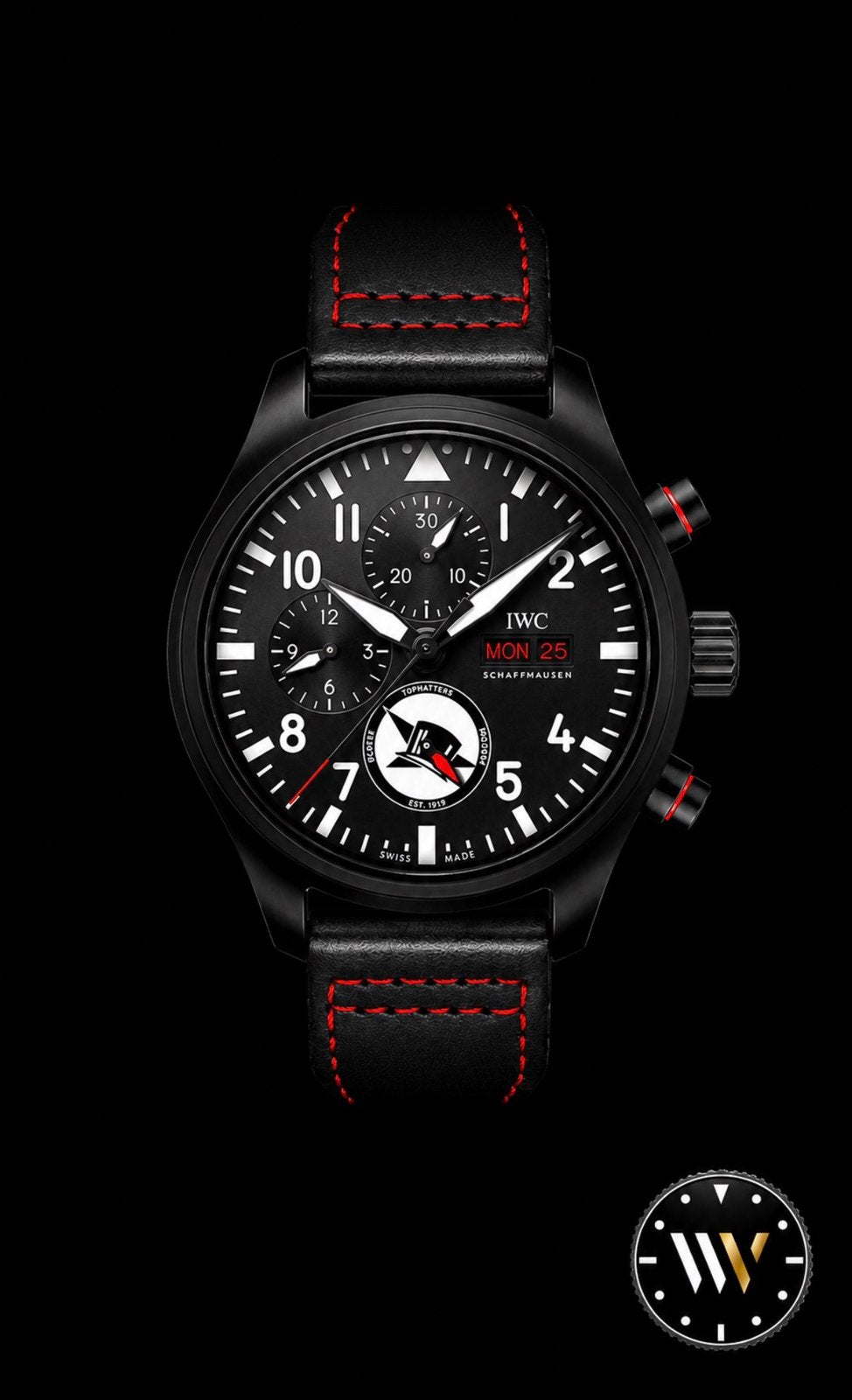 IWC Pilot Chronograph  “Tophatters” IW389108 2022 Nieuw, Sieraden, Tassen en Uiterlijk, Overige materialen, Leer, Polshorloge