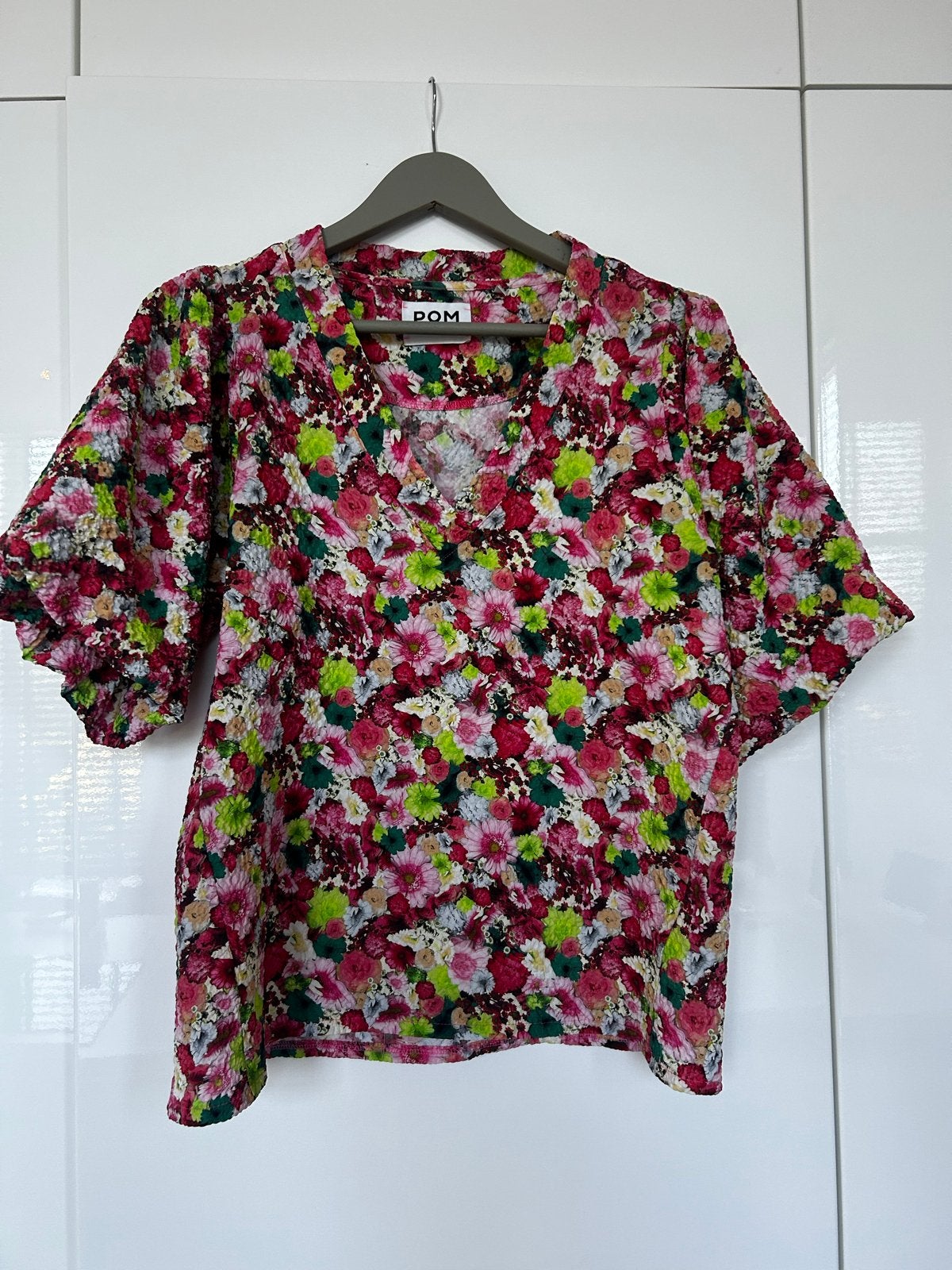 POM Amsterdam Bloemenprint Top Maat 36, Meerkleurig, Nieuw, Ophalen of Verzenden, Korte mouw