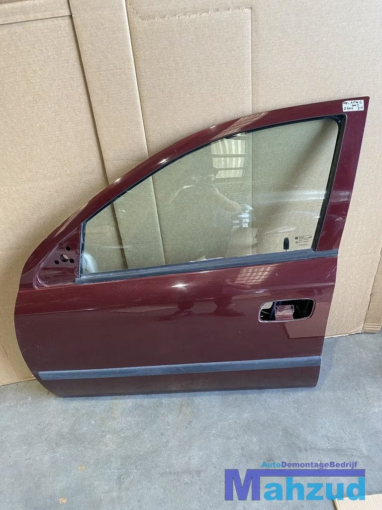 OPEL ASTRA G Bruin Z594 links voor deur portier, Auto-onderdelen, Gebruikt, Deur, Opel Automobile GmbH, Ophalen of Verzenden