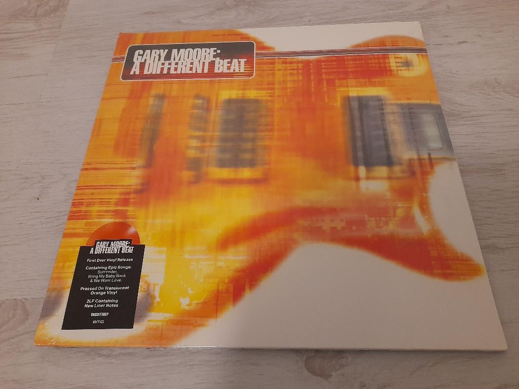 Gary Moore LP A different beat Nieuw oranje 2LP vinyl 12", Ophalen, 2020 tot heden, Geseald, 12 inch