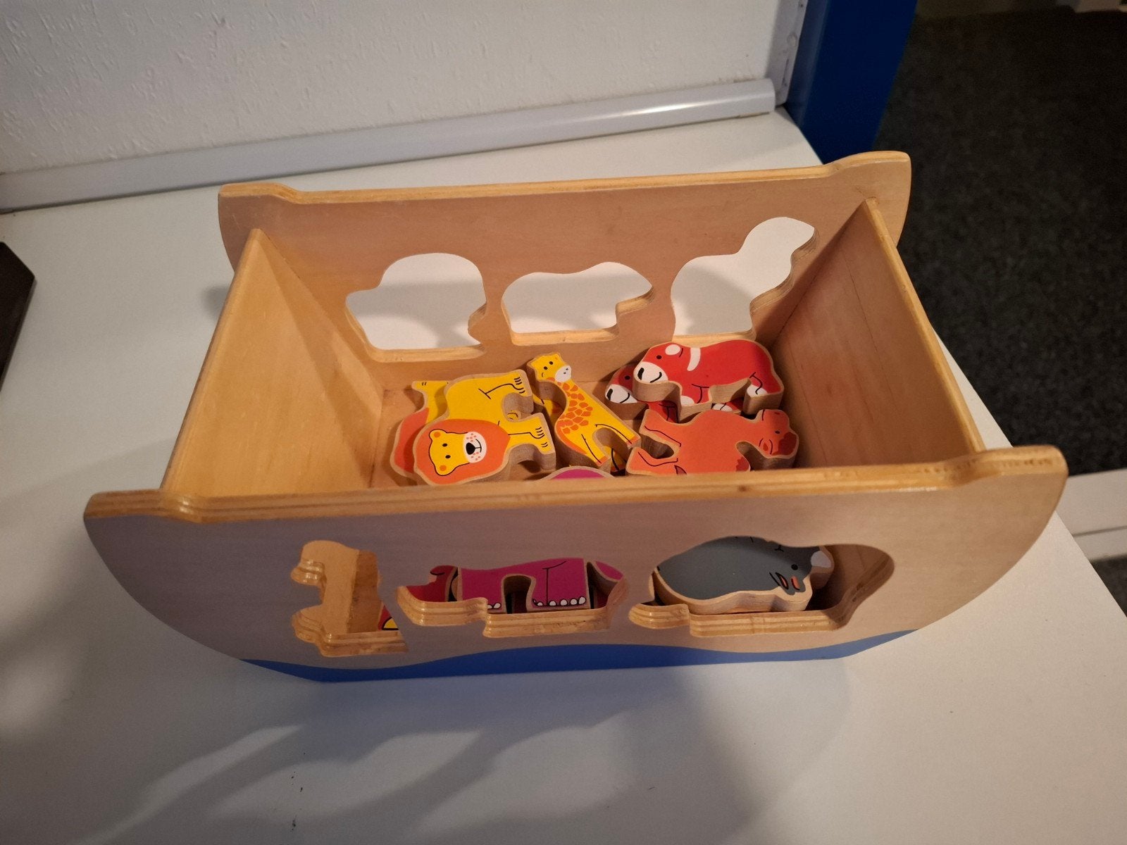 Ark van Noach vormenstoof, Kinderen en Baby's, Speelgoed | Houten speelgoed, Ophalen of Verzenden