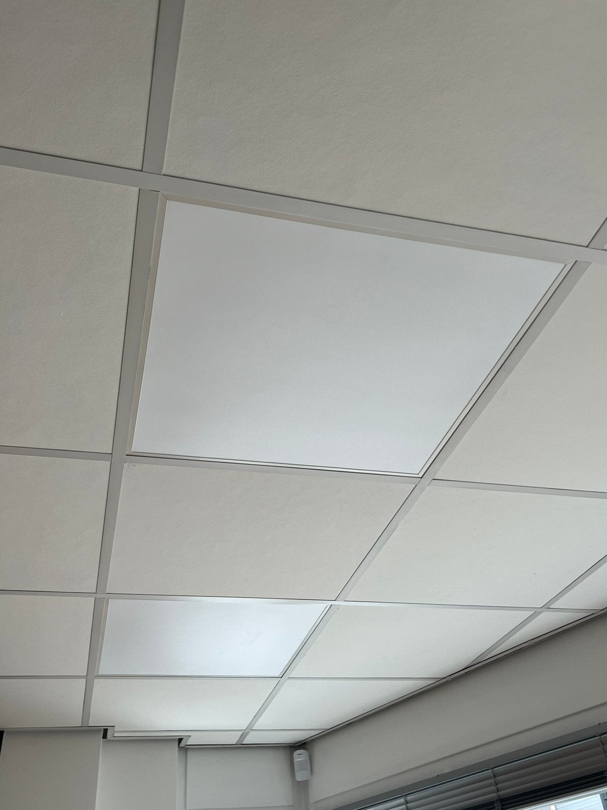 6x LED pafondsysteem lamp 60x60, Ophalen, Zo goed als nieuw