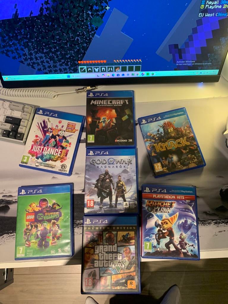Veel ps4 spellen, Spelcomputers en Games, Games | Sony PlayStation Vita, 1 speler, Ophalen, Zo goed als nieuw, Vanaf 3 jaar
