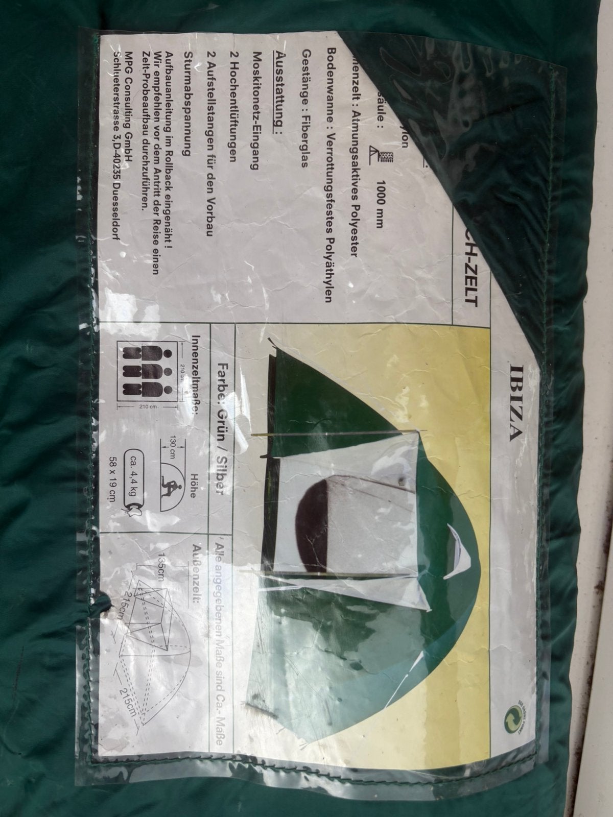 Tent GRATIS, Ophalen, Gebruikt, Tot en met 3