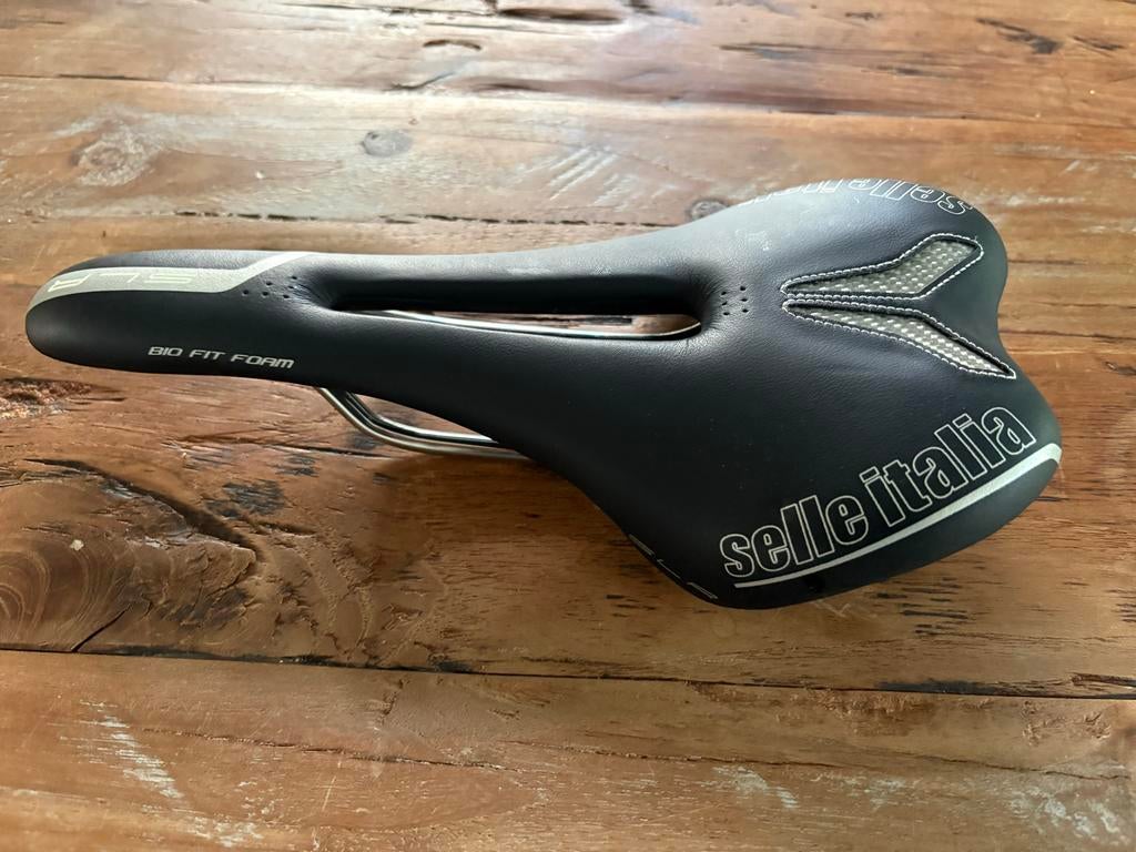 Selle Italia SLR Bio Fit Form Zadel - Zo goed als nieuw, Kunststof, Ophalen of Verzenden, Zo goed als nieuw, Zadel