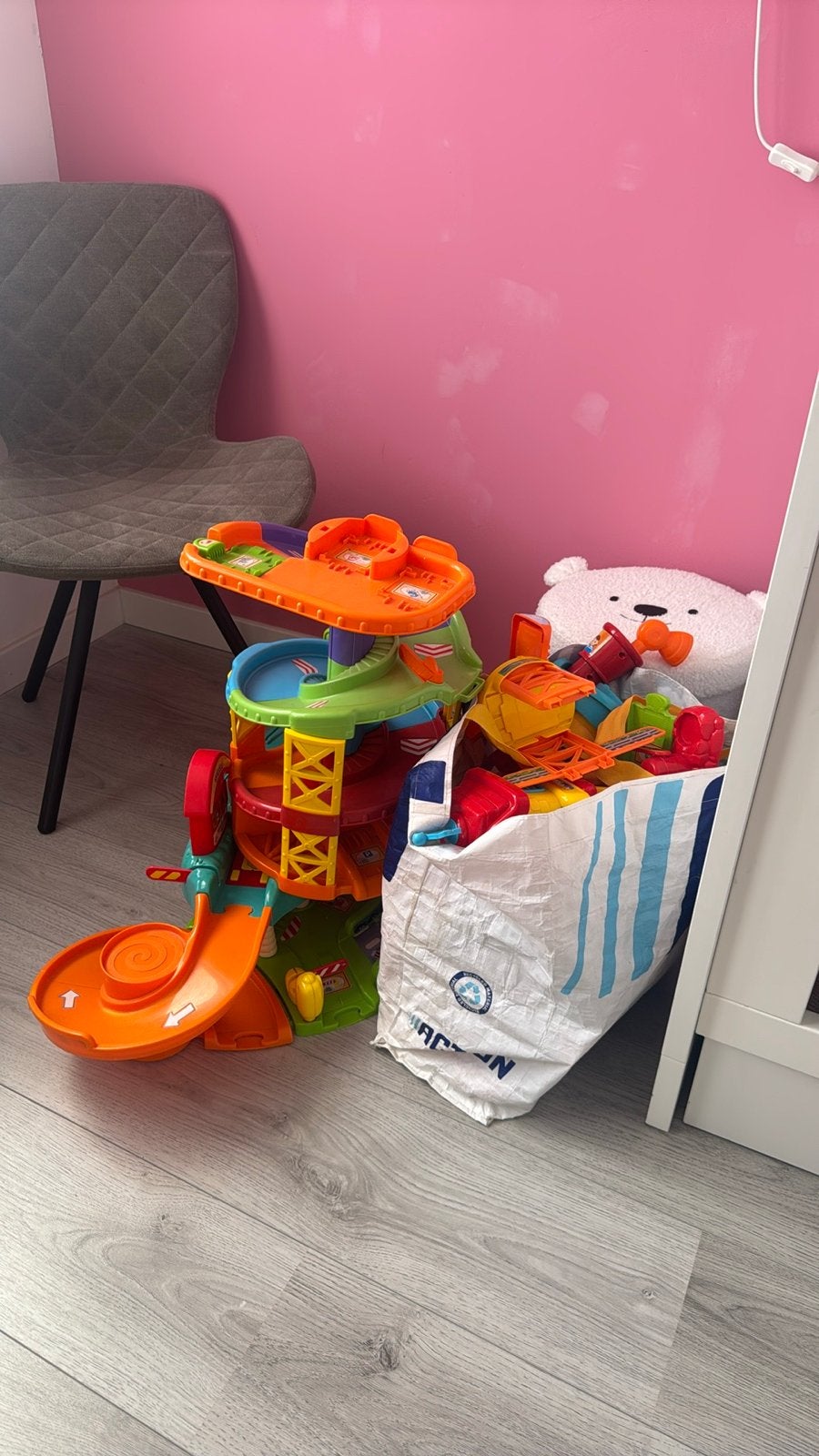 VTech Toet Toet Auto's Garage en Baanset, Kinderen en Baby's, Speelgoed | Speelgoedvoertuigen, Ophalen of Verzenden, Gebruikt