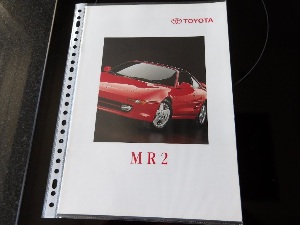 Toyota MR2 Brochure - Origineel, Toyota, Ophalen of Verzenden, Zo goed als nieuw, Toyota