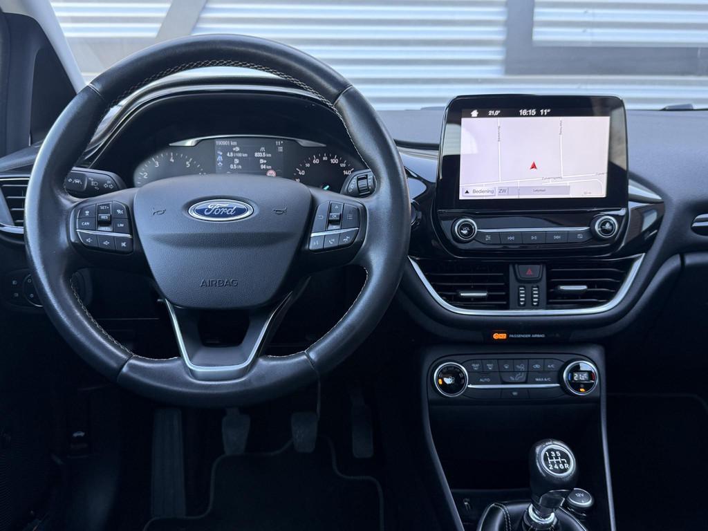 Ford Fiesta 1.0 EcoBoost Titanium 1e Eigenaar|Navi|Schuifdak, Voorwielaandrijving, Euro 6, 23 km/l, Origineel Nederlands