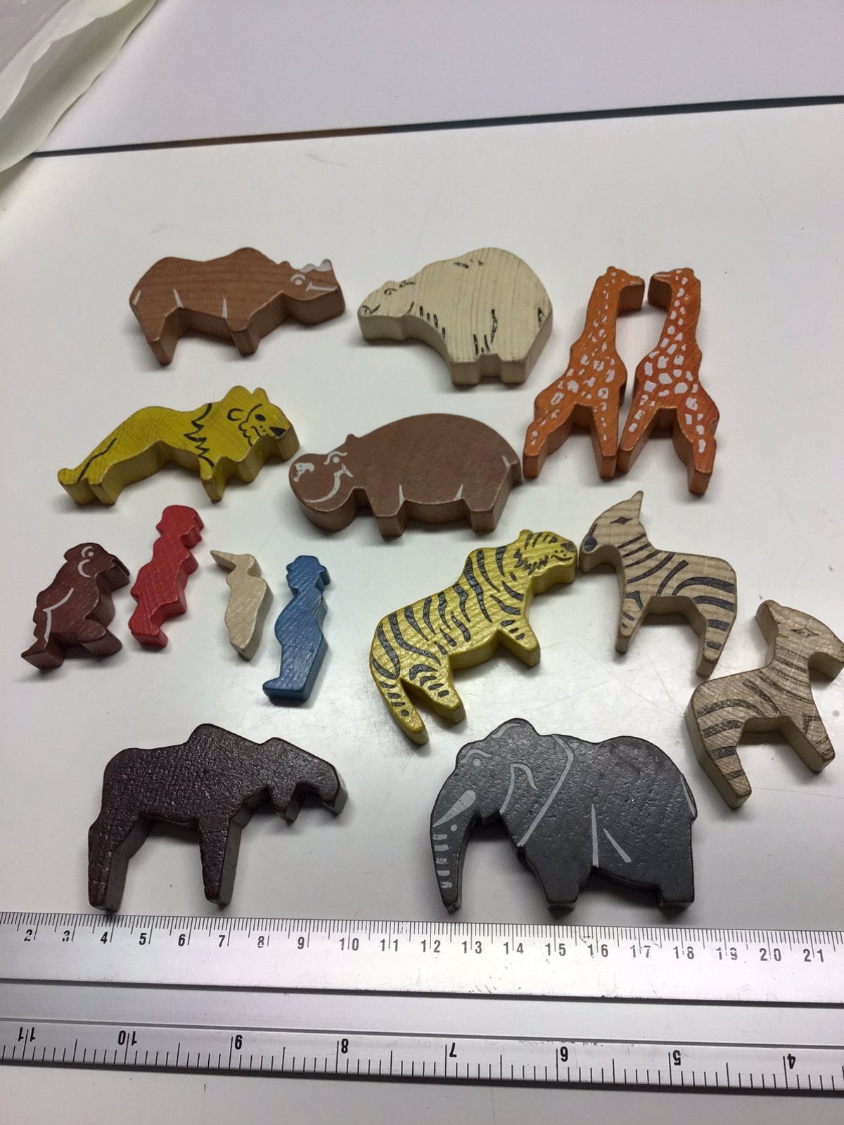 Oude houten dieren /beestjes, Kinderen en Baby's, Ophalen of Verzenden, Gebruikt