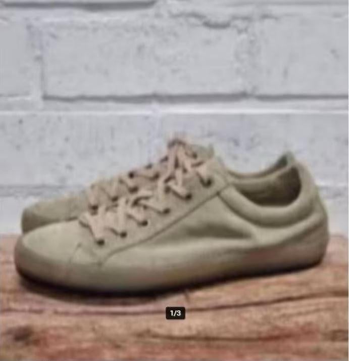MJUS - Mooie leren low top trainers sneakers maat 44 - Nieuw, Blauw, Nieuw, Ophalen of Verzenden, Sneakers of Gympen
