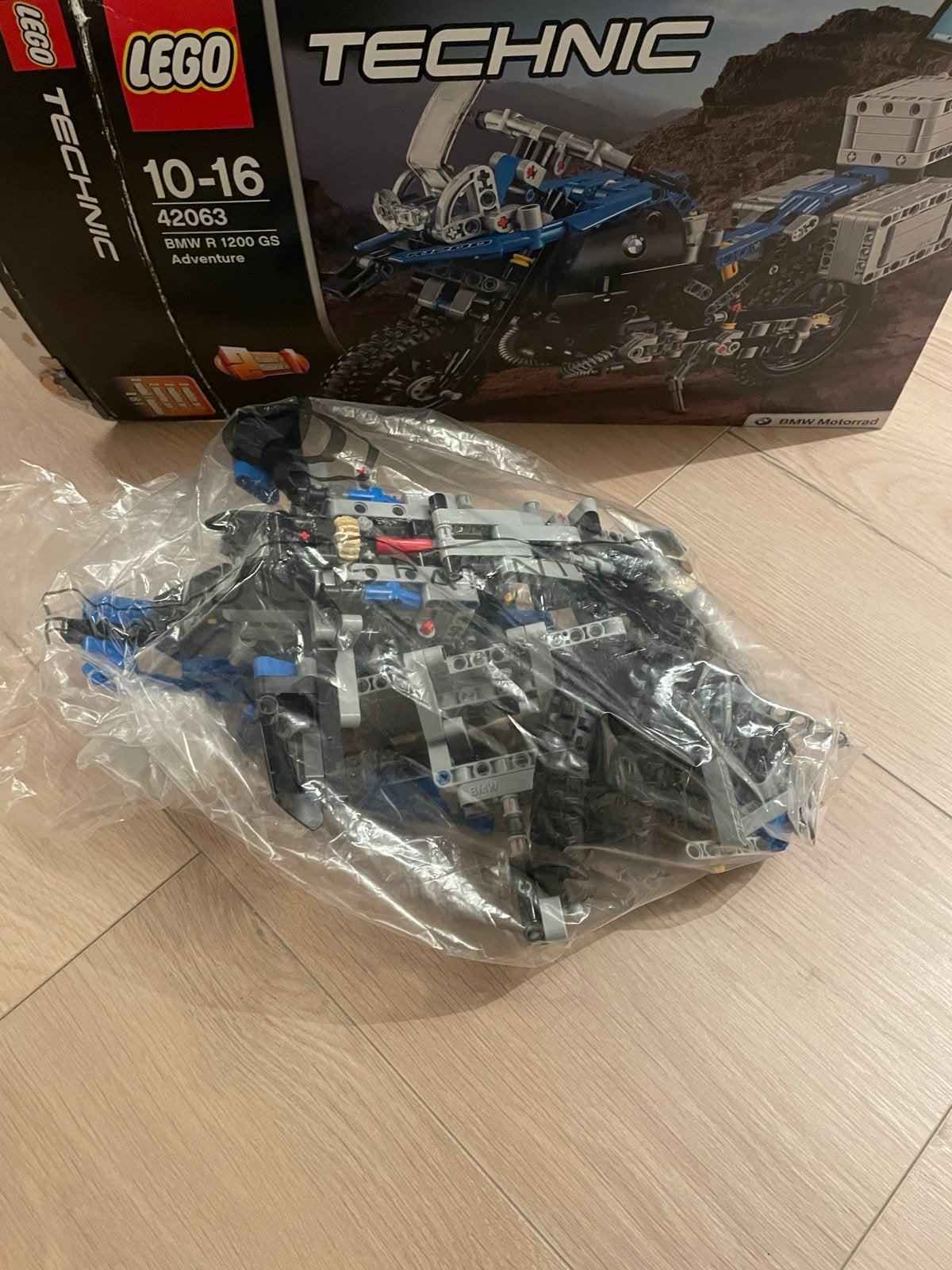 Lego Technic 42063 BMW R 1200 GS Adventure, Gebruikt, Verzenden, Lego, Complete set