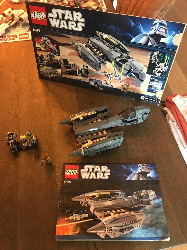 LEGO Star Wars 8095 General Grievous Starfighter, Gebruikt, Star Wars, Lego, Ophalen of Verzenden