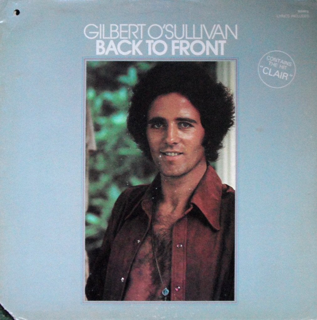 Gilbert O'Sullivan - BACK TO FRONT @1972, LP, Gebruikt, Pop, Ophalen of Verzenden