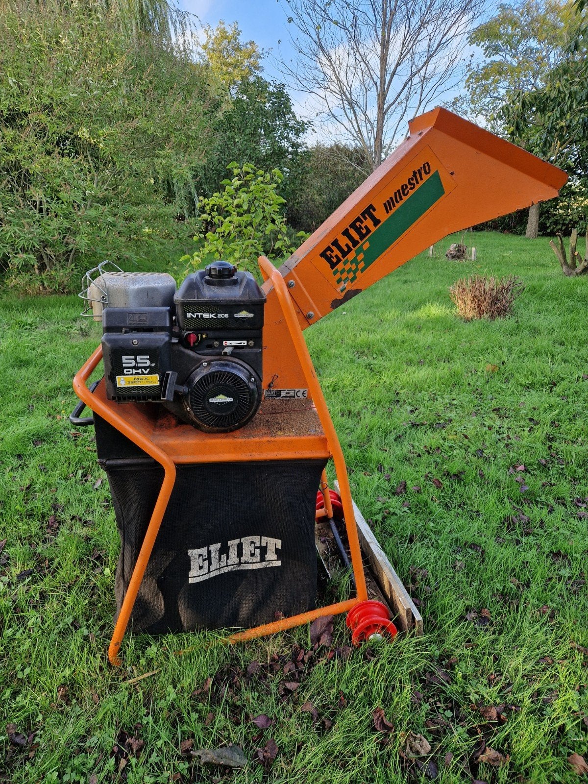 Eliet Maestro 5,5pk Hakselaar - Goed Onderhouden, Eliet, Benzine, Gebruikt, Ophalen of Verzenden