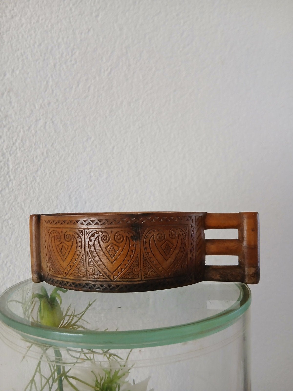 Scandinavische houten drink beker kasa houtsnijwerk, Ophalen of Verzenden