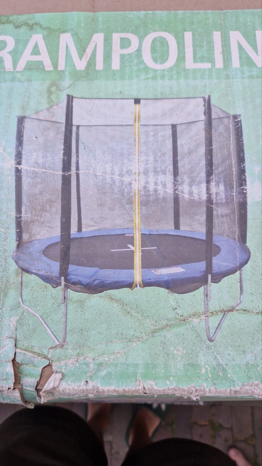 Trampoline gebruikt, Kinderen en Baby's, Speelgoed | Buiten | Trampolines, Ophalen, Gebruikt