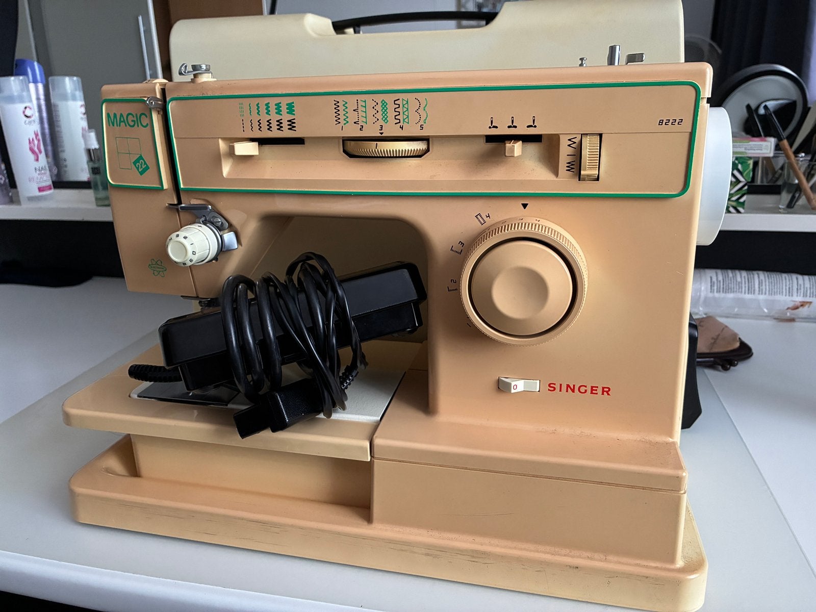 Naaimachine Singer Magic 8222, Hobby en Vrije tijd, Naaimachines en Toebehoren, Ophalen, Gebruikt, Naaimachine, Singer