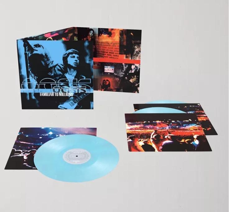 Vinyl 3LP Oasis Familiar To Millions Live BLUE Vinyl NIEUW, Limited edition, 2020 tot heden, Ophalen of Verzenden, 12 inch