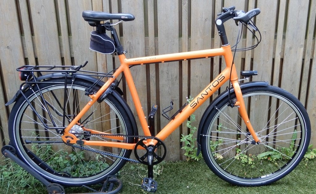 Santos Travel Lite 61 Cm Rohloff+Magura Riemaandrijving ZGAN, 28 inch, Zo goed als nieuw, 57 tot 61 cm, Meer dan 20 versnellingen