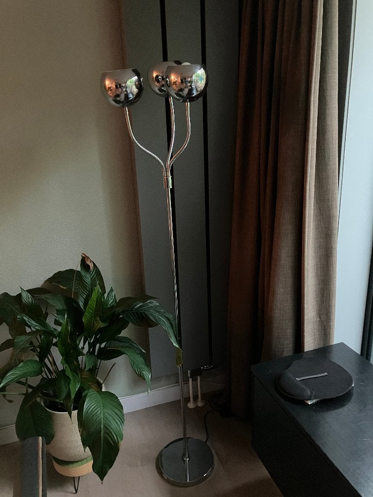 vintage  vloerlamp, Ophalen, Vintage, E27 (groot), Zo goed als nieuw
