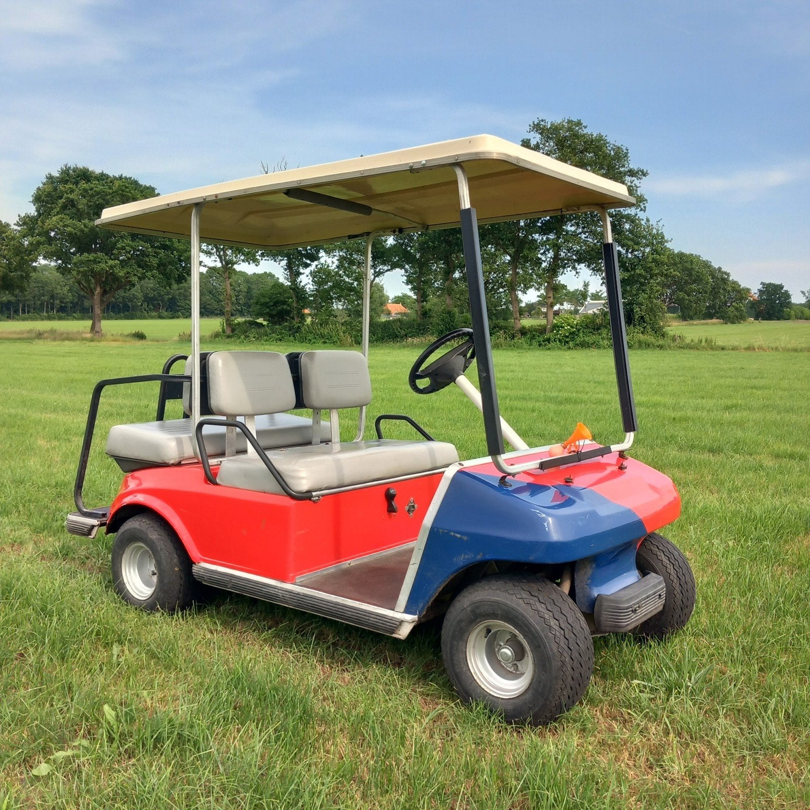 Golfkar elektrisch merk Clubcar, Sport en Fitness, Golf, Ophalen of Verzenden, Gebruikt, Golfkar