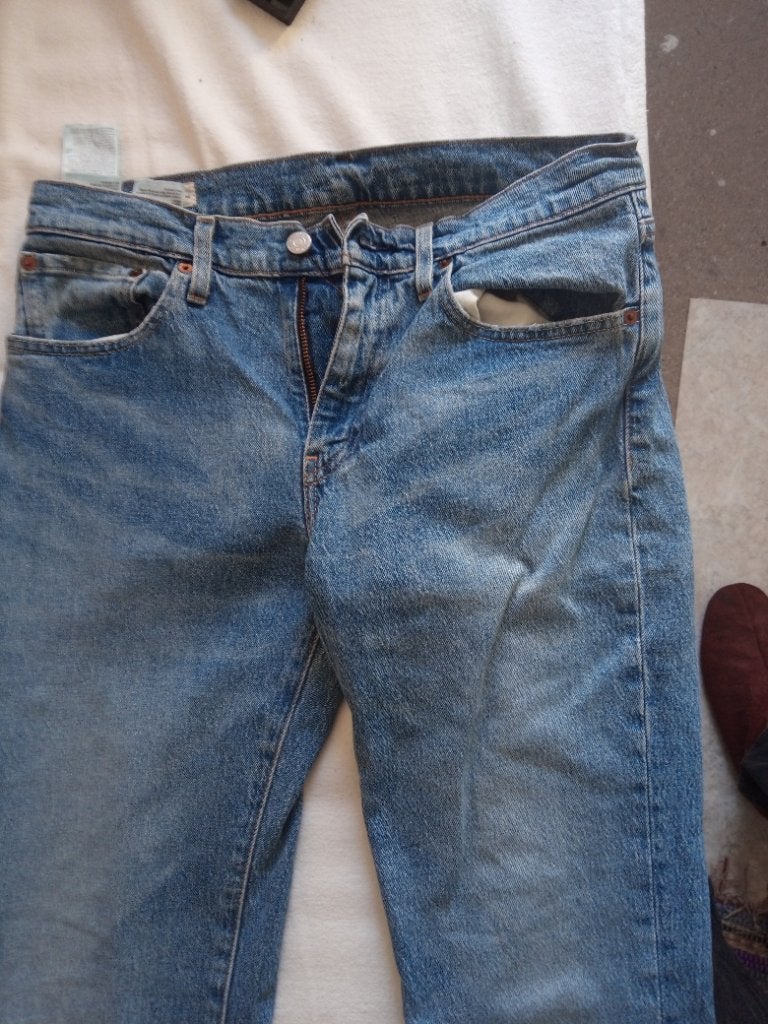 Levis, Ophalen, Blauw, Zo goed als nieuw, W33 - W34 (confectie 48/50)