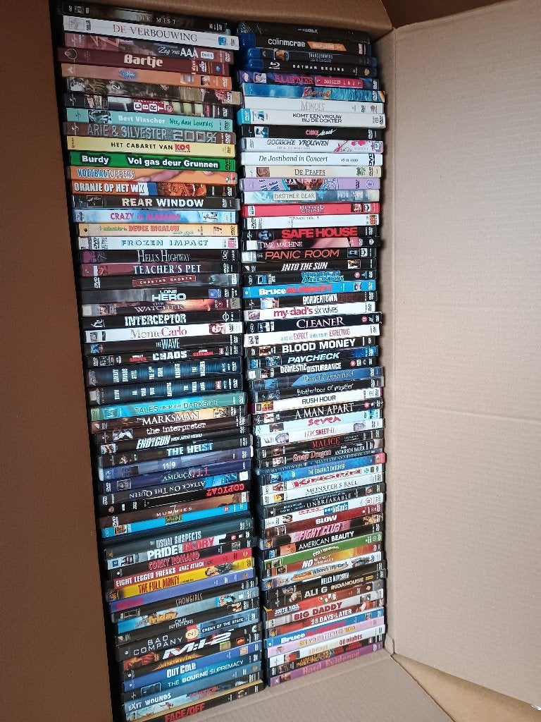 Minimaal 120 DVD's, Alle leeftijden, Nederlands, Actie, Ophalen of Verzenden