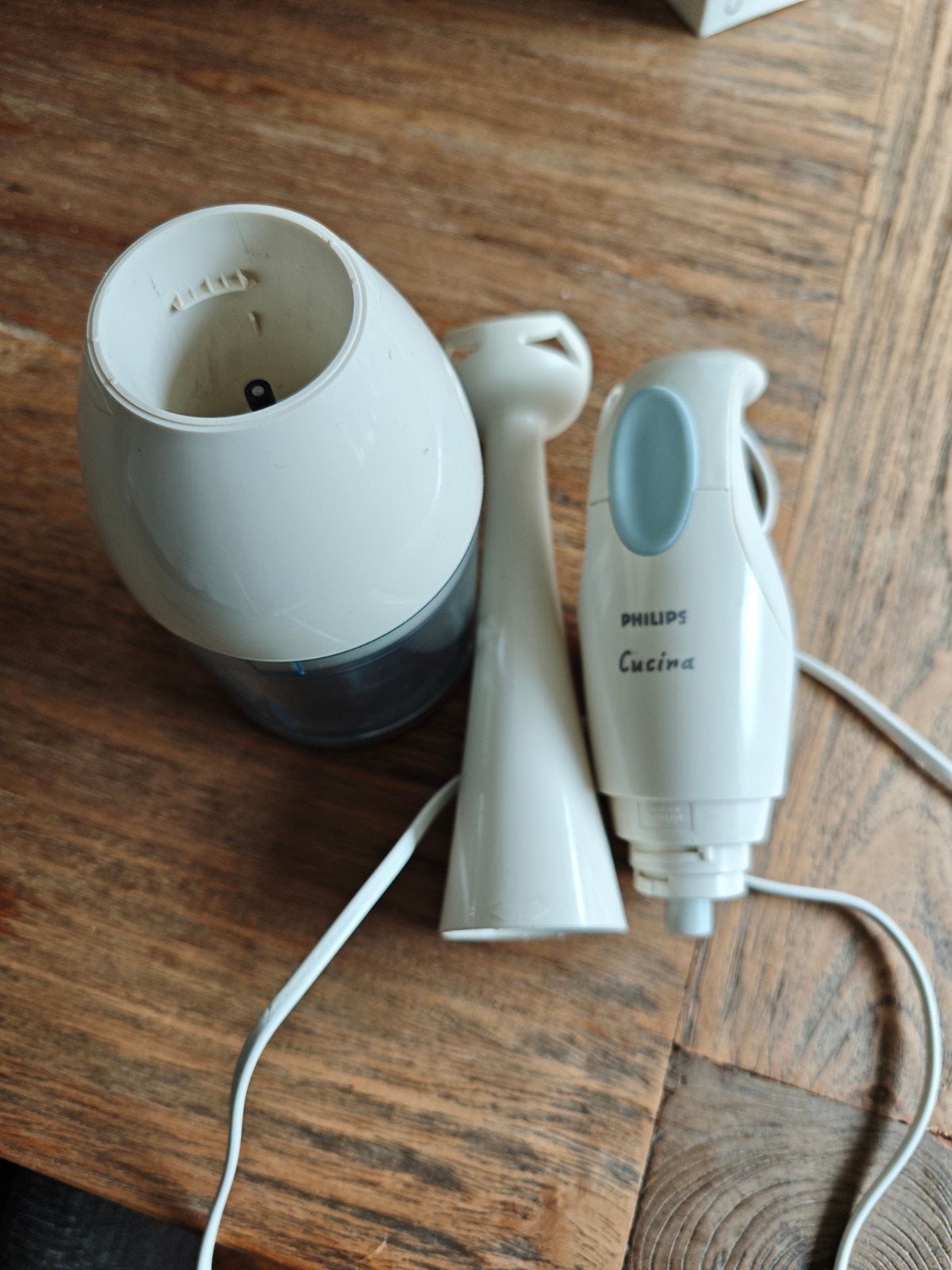 Philips Cucina Staafmixer set, Witgoed en Apparatuur, Blenders, Ophalen of Verzenden, Blender