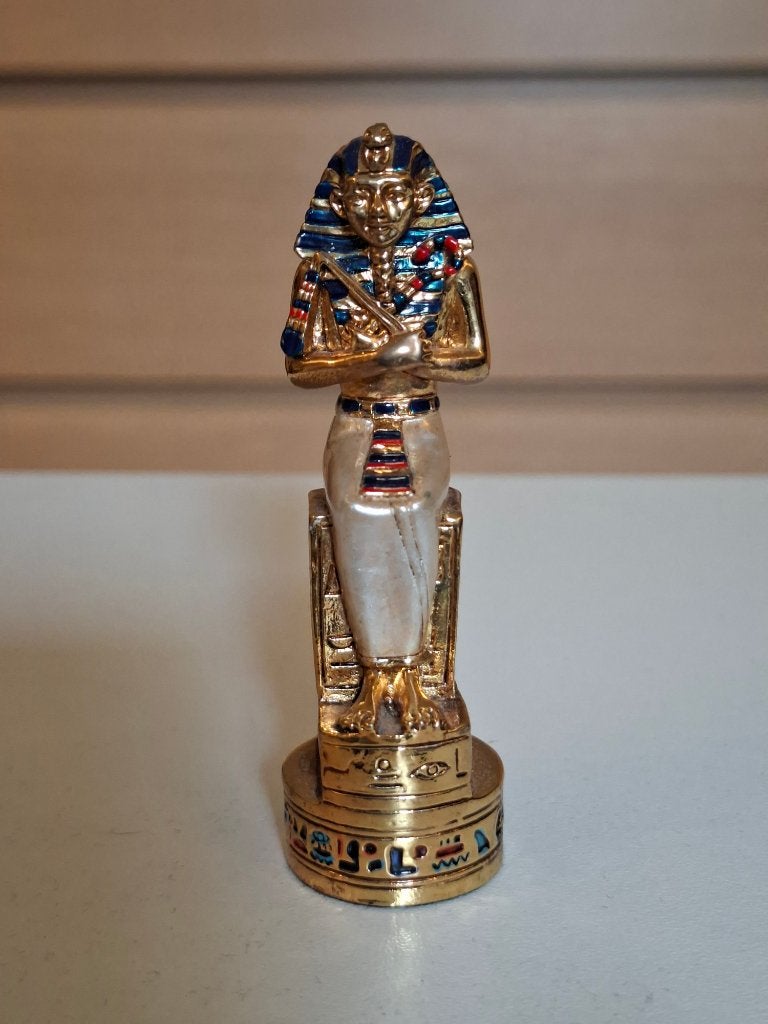 Vintage beeld van "Toetanchamon", Ophalen of Verzenden, Zo goed als nieuw, Overige typen