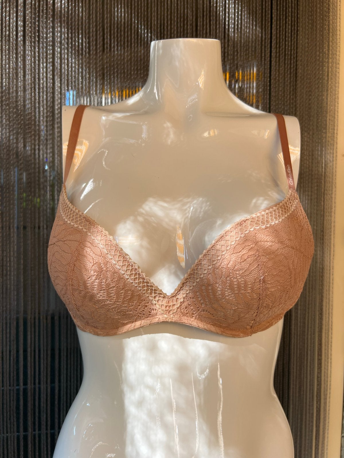 Calvin Klein push-up BH 80B, Ophalen of Verzenden, Beige, BH