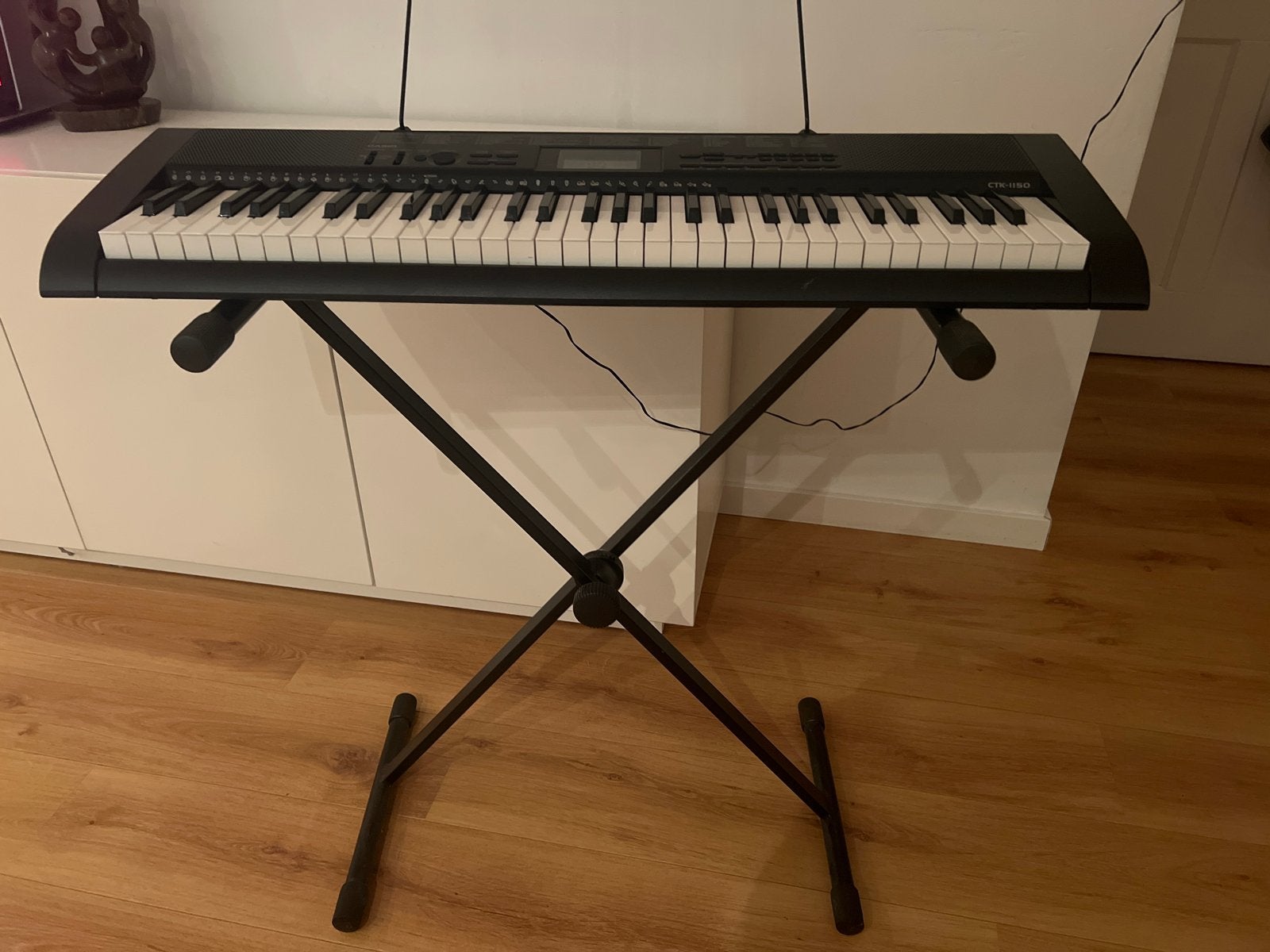 Casio CTK-1150 Keyboard met standaard, Ophalen, Casio, Met standaard, 61 toetsen