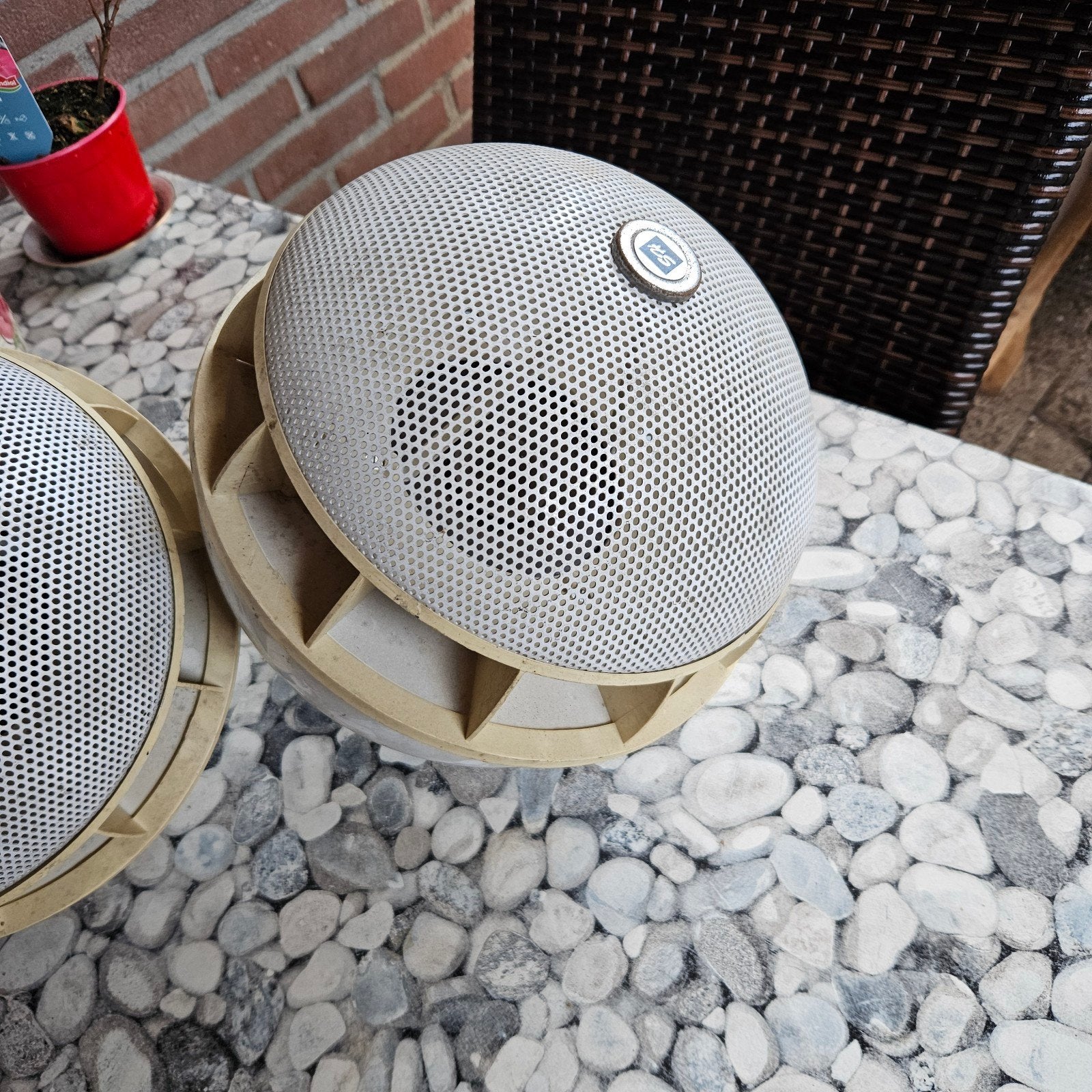 Vintage KLS PA-System LS-10  bol speakers (2 stuks), Ophalen of Verzenden, Minder dan 60 watt, Overige typen, Overige merken